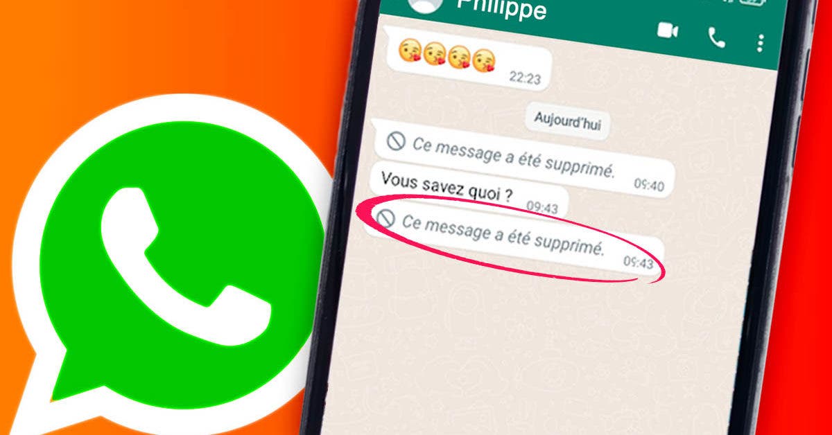 WhatsApp : l’astuce ingénieuse pour lire un message supprimé par l’expéditeur