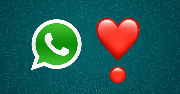 WhatsApp : que signifie l'émoji cœur avec un point rouge et quand peut