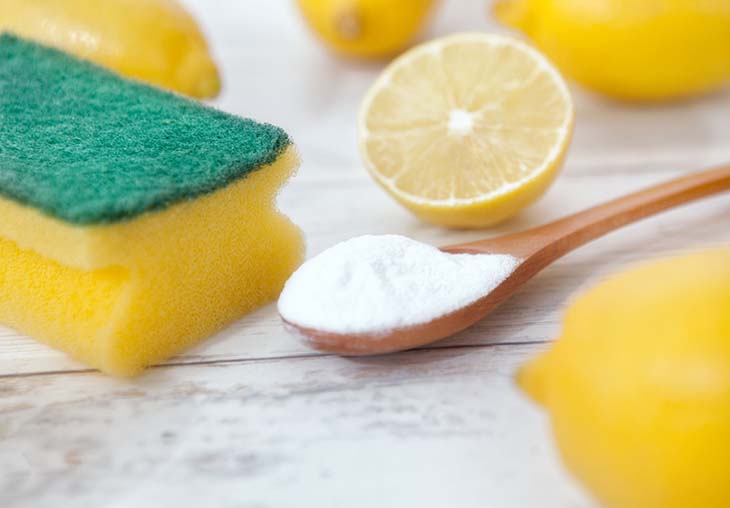 bicarbonato di sodio al limone