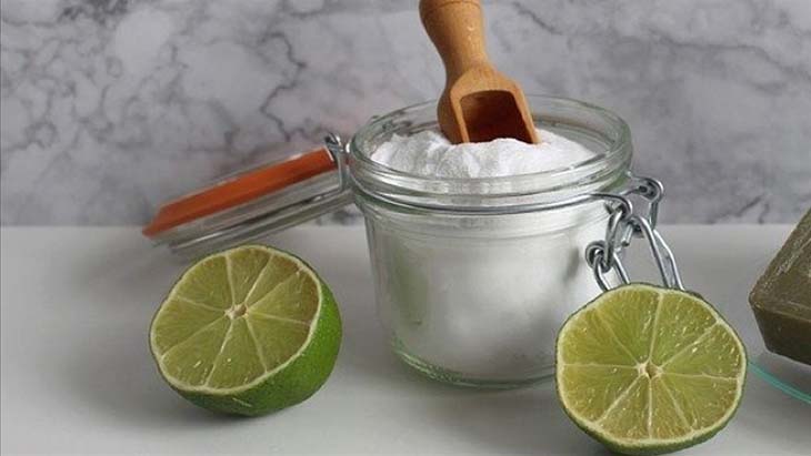 bicarbonato de sodio de limón