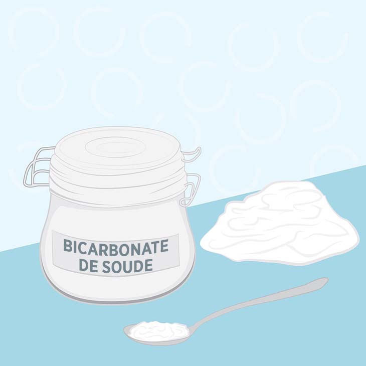 pulizia con bicarbonato di sodio