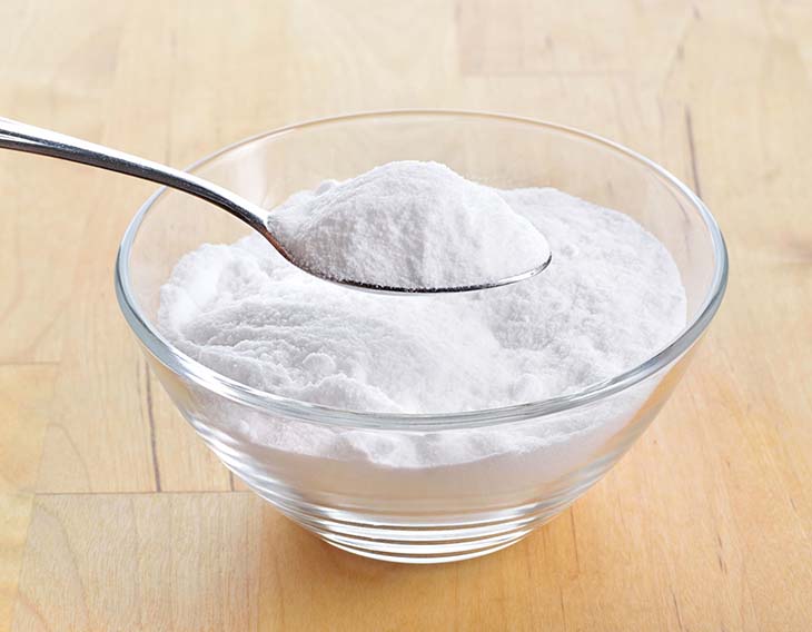 tazón de bicarbonato de sodio