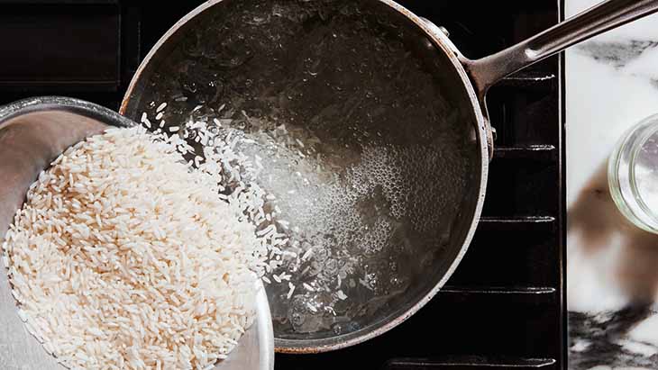 bouillir le riz