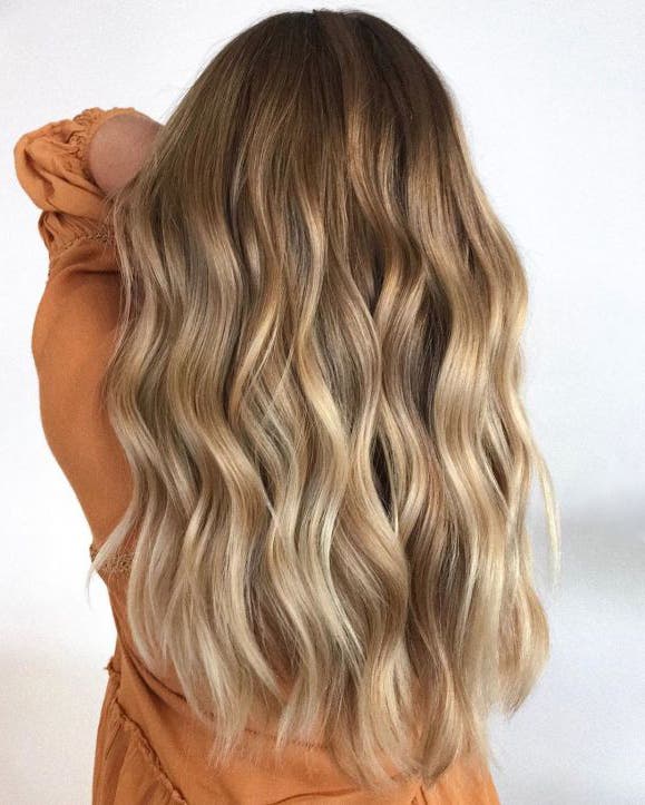 Buttery Blonde Waves