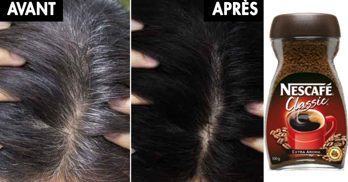 Une teinture maison efficace avec du café pour camoufler les cheveux blancs