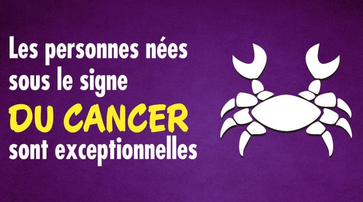 raisons qui font des Cancer des gens extraordinaires