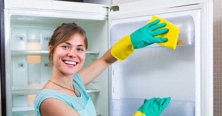pulisci facilmente la gomma del tuo frigorifero