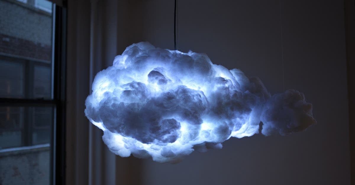 cette lampe nuage cree un orage a linterieur de votre chambre a coucher et cest la chose la plus cool du monde 1
