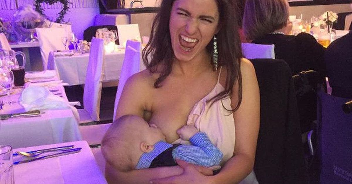 cette mere recoit des critiques et des insultes apres avoir publie une photo delle allaitant son bebe 1