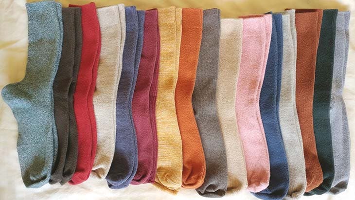 calcetines de colores