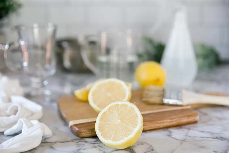 Zitrone saubere Küche