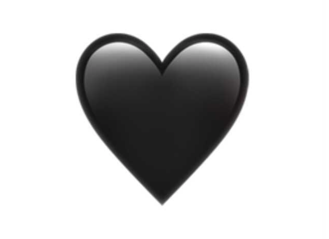coeurnoir - Emoji coeur : découvrez la signification des différentes couleurs