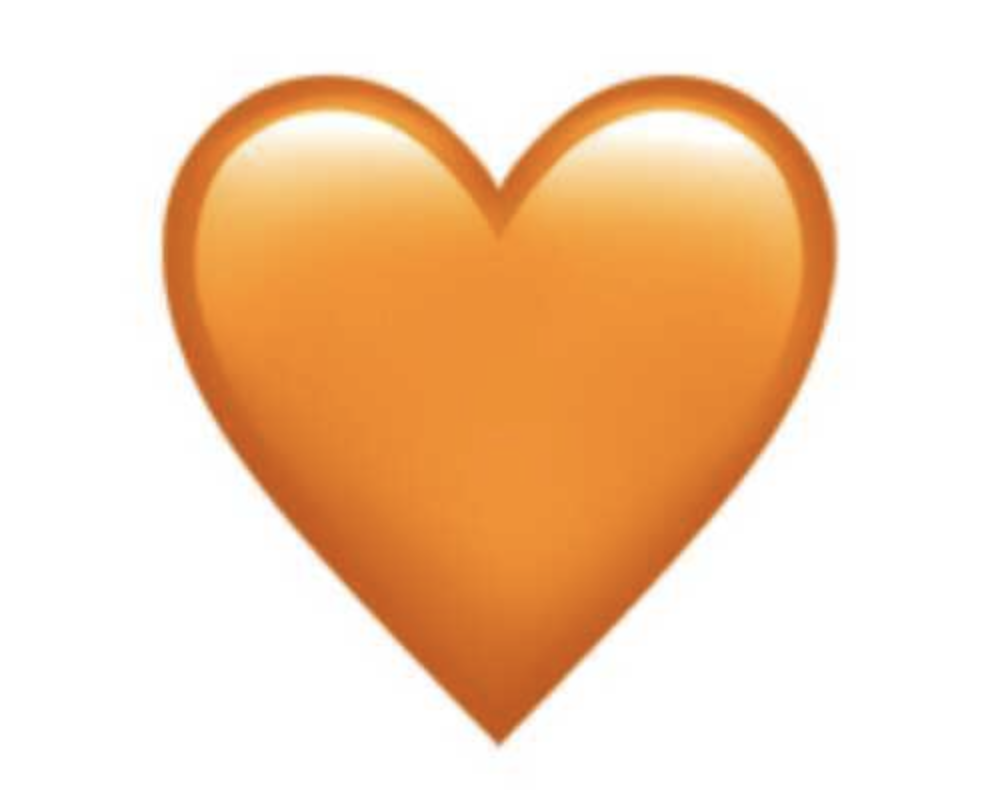 coeurorange - Emoji coeur : découvrez la signification des différentes couleurs
