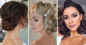 Coiffure de mariage pour les cheveux avec une coupe au carré : 30 idées tendance en 2024
