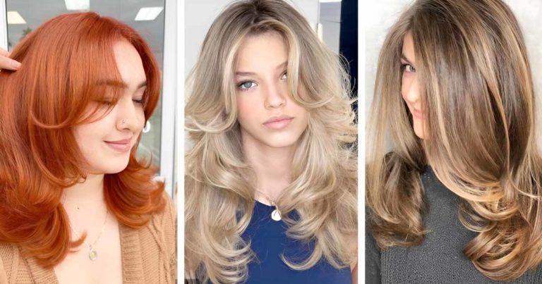 Coupe butterfly pour cheveux mi-longs : 20 coiffures à adopter en 2024