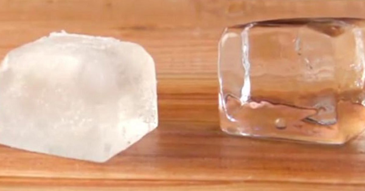 L’astuce pour faire des glaçons transparents