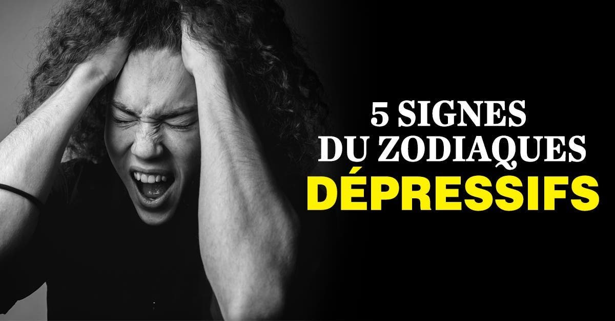 Astrologie : 5 signes du zodiaques dépressifs