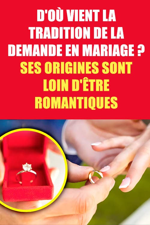 D’où vient la tradition de la demande en mariage ? Ses origines sont loin d’être romantiques