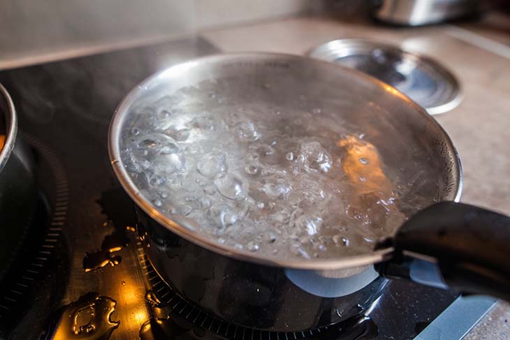 kochendes Wasser