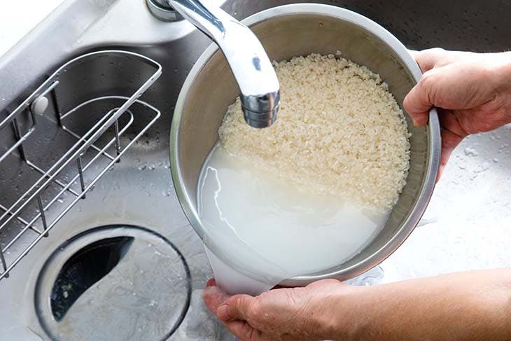 agua de arroz