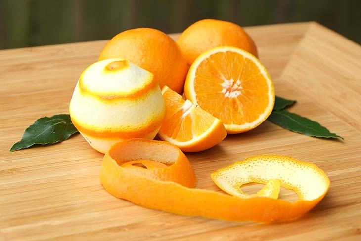 ecorces d'oranges