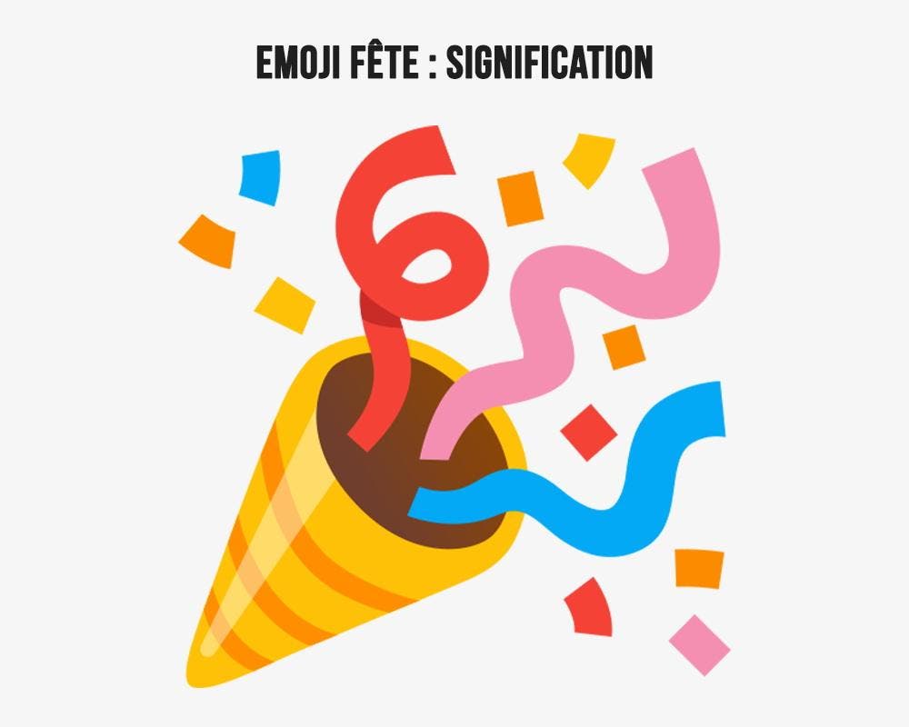 Signification émoji cotillons