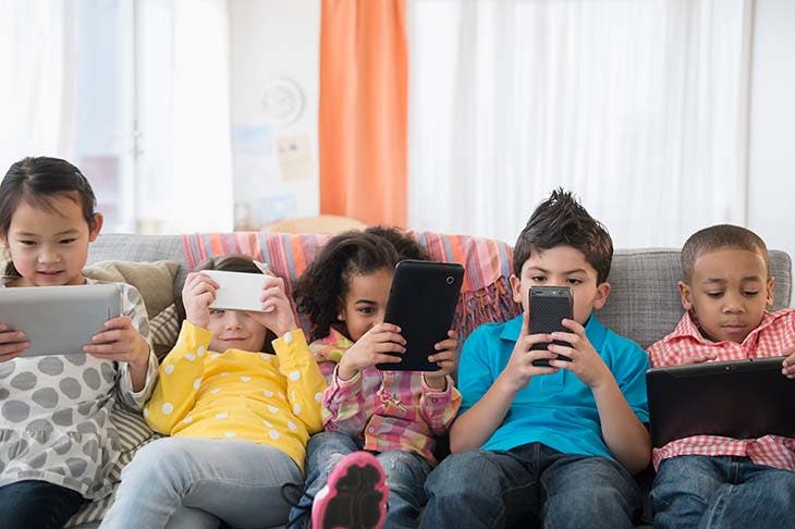 enfants smartphones