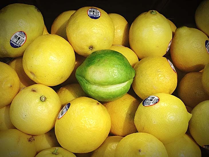 etiquetas de limón