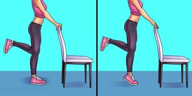6 exercices pour supprimer les douleurs au pied au genou et à la hanche