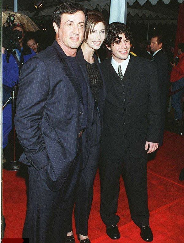 famille stallone tapis rouge