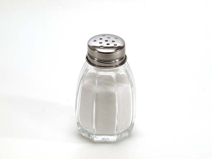 frasco de sal