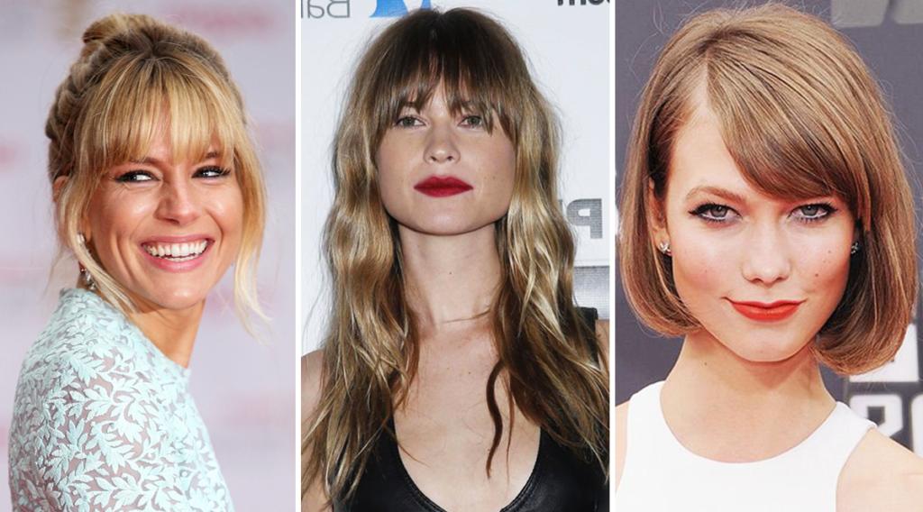 20 idées de coupes de cheveux mi-longs dégradés avec frange