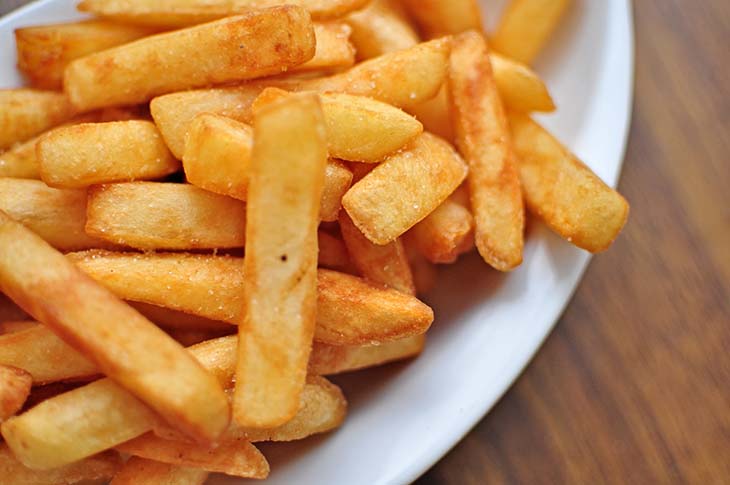 papas fritas crujientes