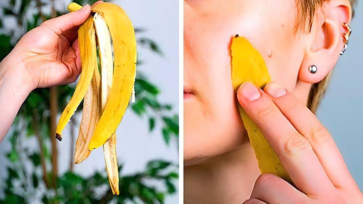 frottez peau de banane