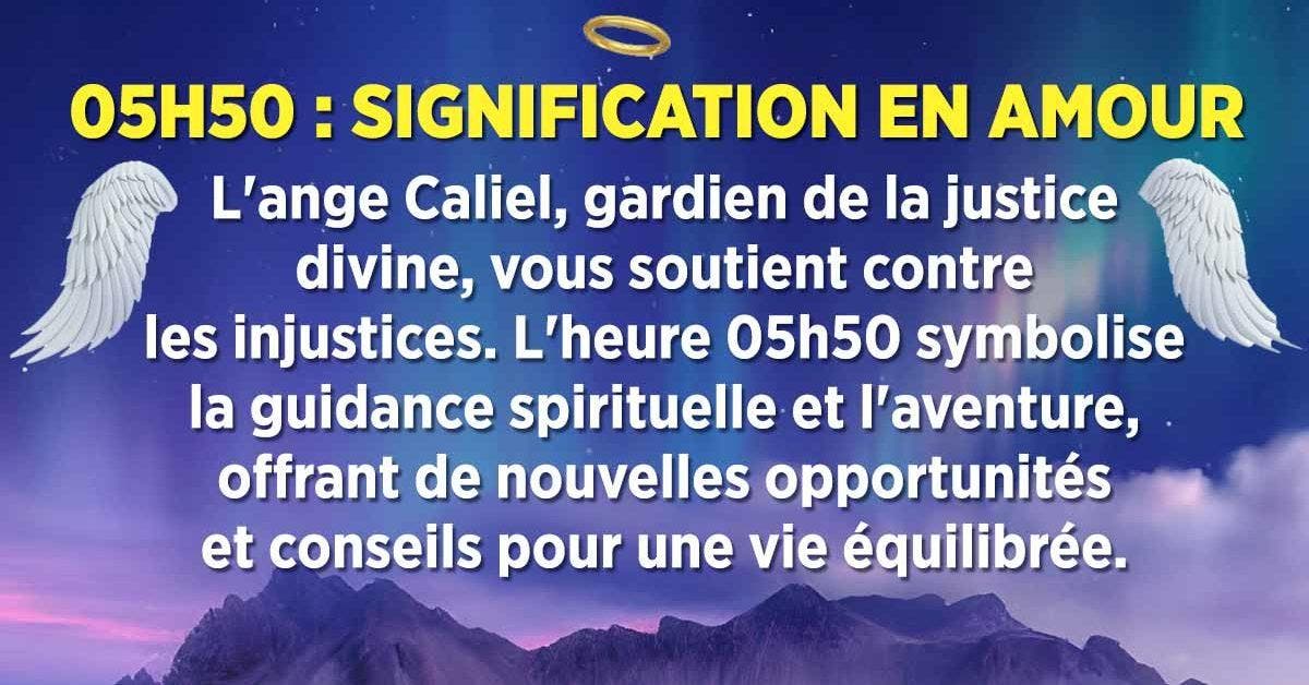 Heure miroir inversée 05h50 : quelle est sa signification en amour ?