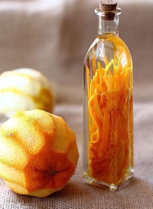 olio aromatizzato all'arancia