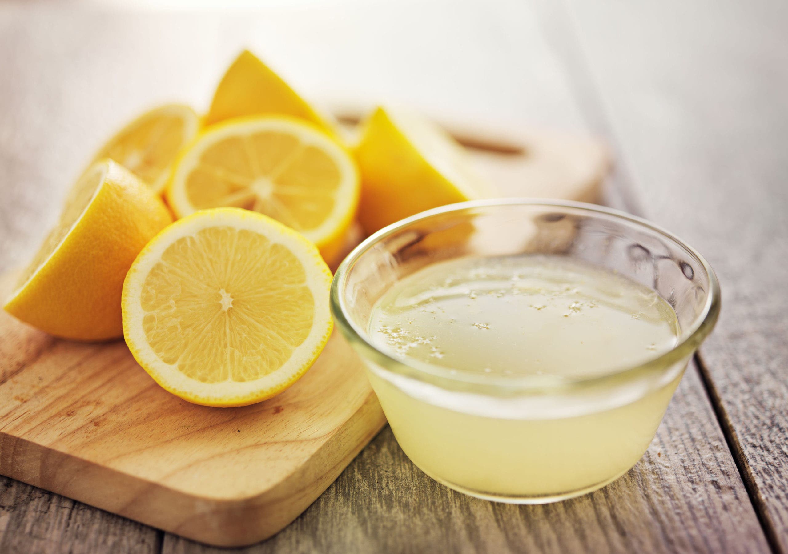 zumo de limón