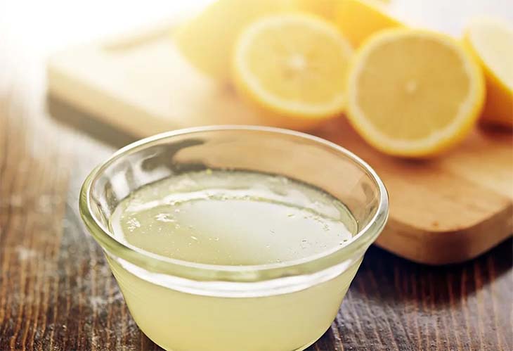 piastrelle di succo di limone