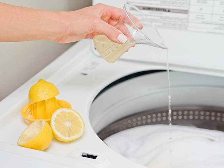 lemon juice washing machine
