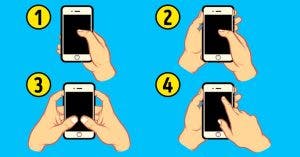 La façon de tenir votre téléphone en dit long sur votre personnalité