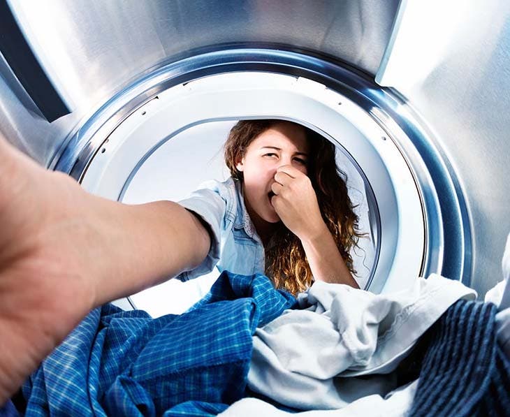 A smelly washing machine