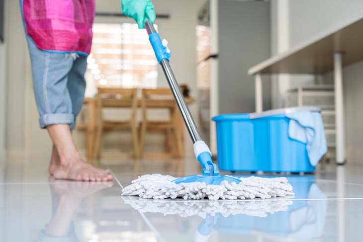 limpieza del piso