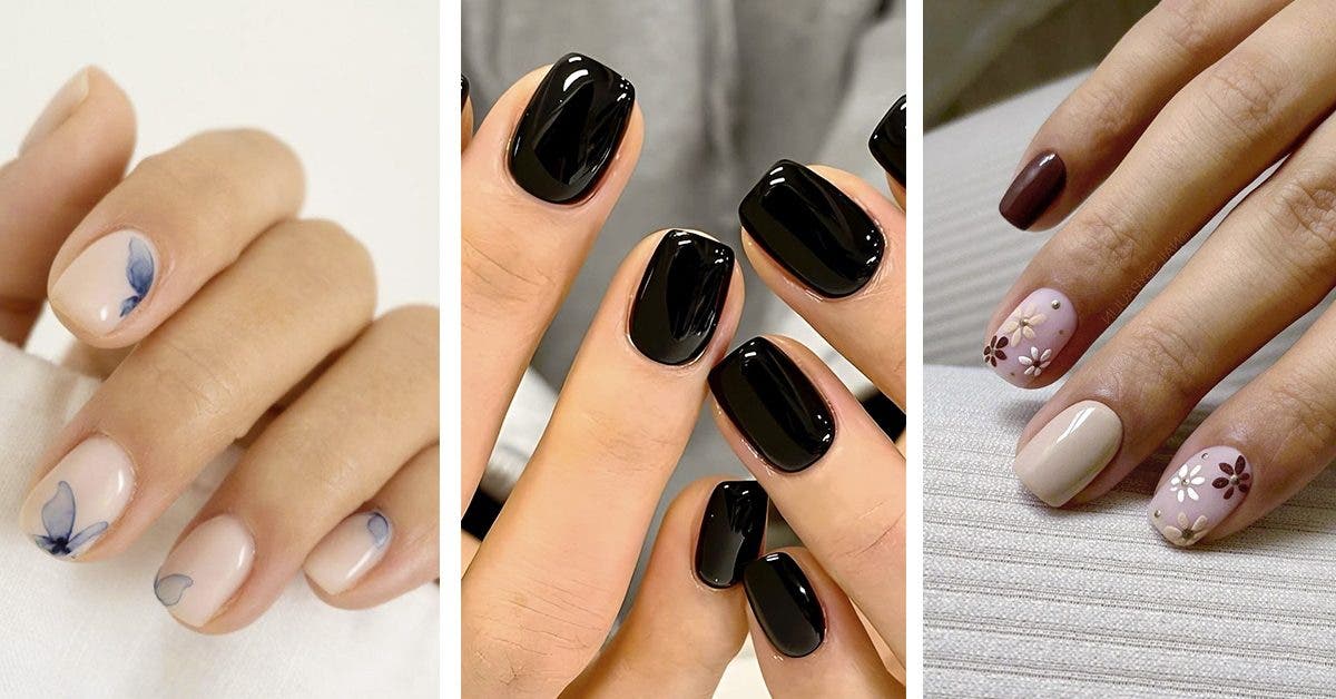 Ongle court : 33 idées de manucures tendance en 2025