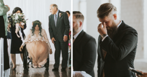 Paralysée, la mariée surprend tout le monde lorsque elle se lève pour danser pendant le mariage