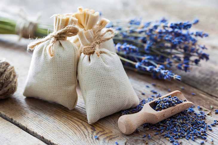 pequeña bolsa de lavanda