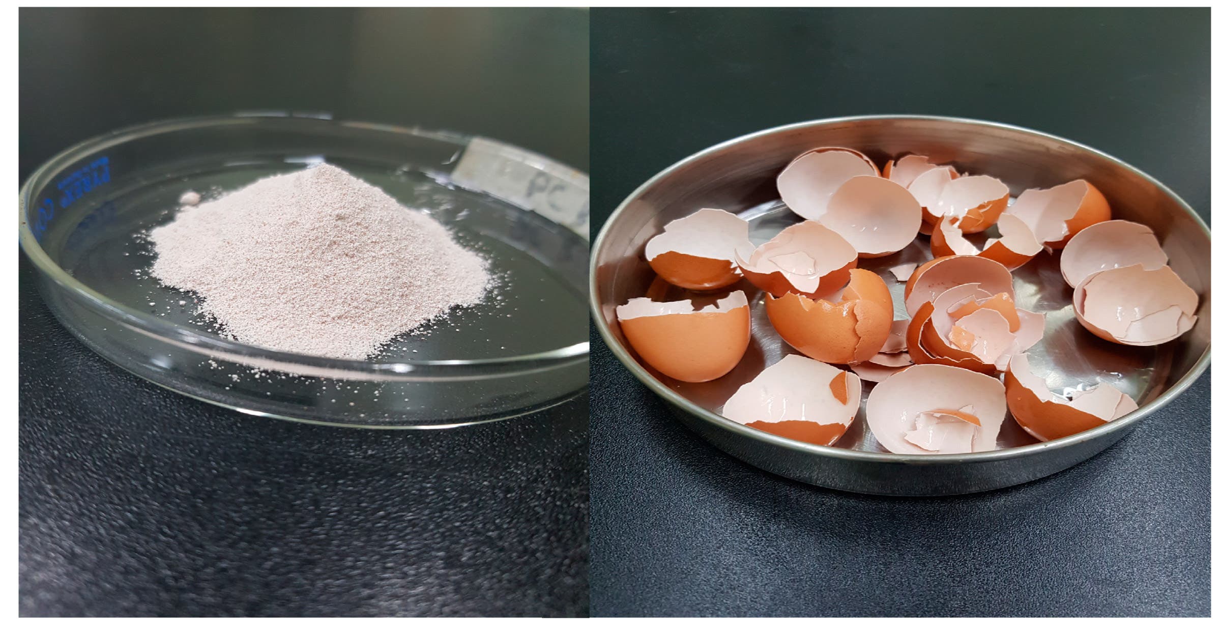 Powdered eggshells