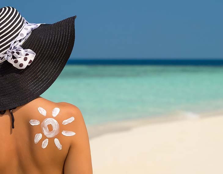 Protect skin with sunscreen