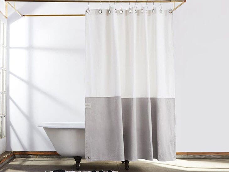 cortina de ducha limpia