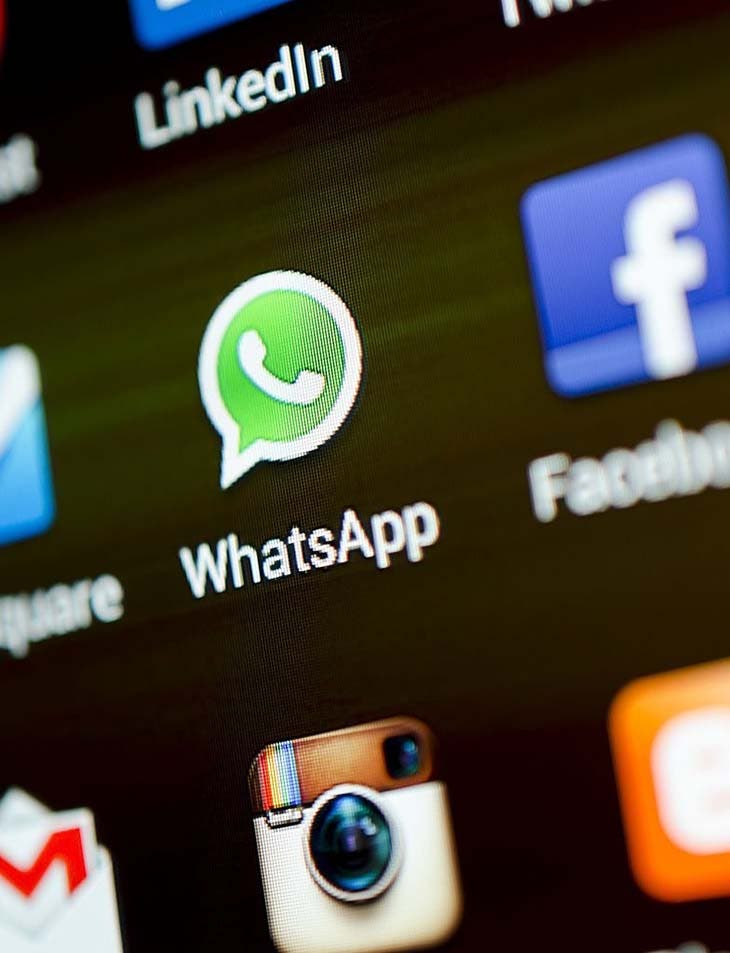 Messagerie whatsapp. source : spm Messagerie whatsapp. source : spm