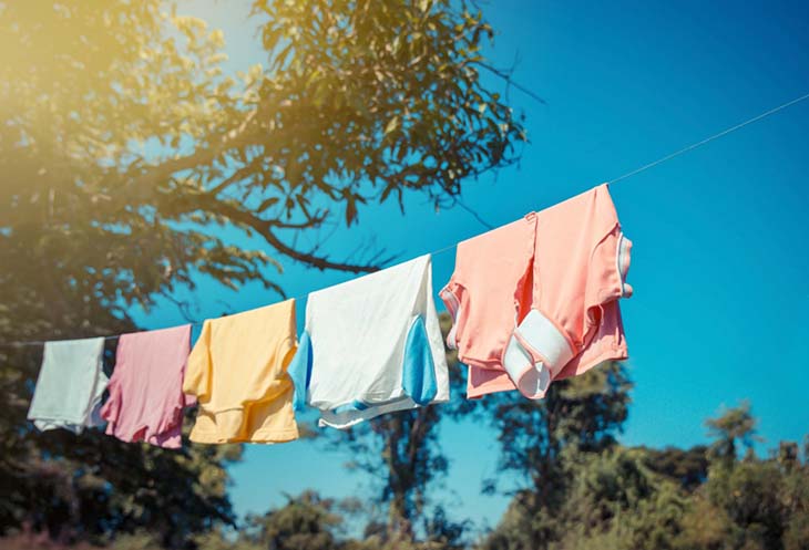 secadora de ropa al aire libre